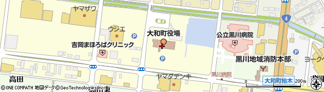大和町役場　財政課周辺の地図