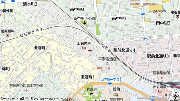 〒986-0871 宮城県石巻市清水町の地図