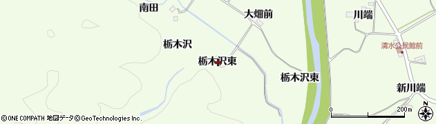 宮城県大和町（黒川郡）吉田（栃木沢東）周辺の地図