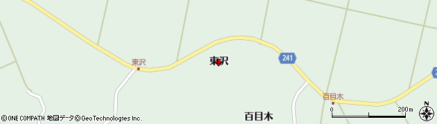 宮城県大郷町（黒川郡）山崎（東沢）周辺の地図