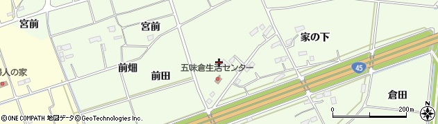 宮城県東松島市大曲（弥治右エ門）周辺の地図