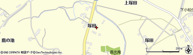 宮城県東松島市小松上塚田周辺の地図