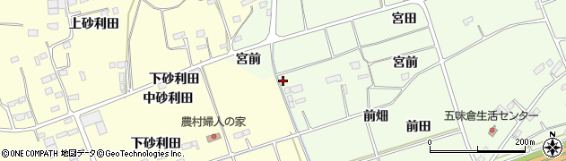 宮城県東松島市大曲宮前34周辺の地図