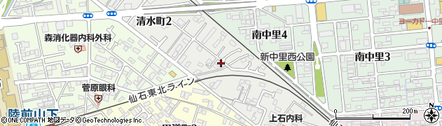 宮城県石巻市清水町周辺の地図
