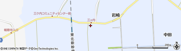 宮城県黒川郡大和町落合三ケ内昭和周辺の地図
