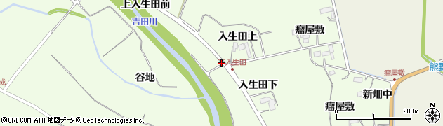 宮城県黒川郡大和町吉田新入生田周辺の地図