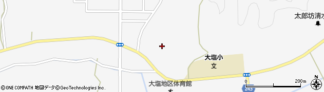 宮城県東松島市大塩中沢上4周辺の地図