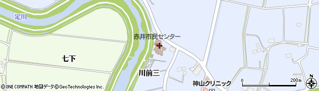 東松島市役所　赤井市民センター周辺の地図