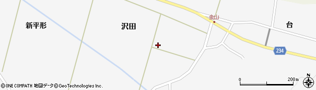 宮城県石巻市沢田（磯田一番）周辺の地図