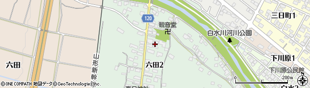 六田どまんなかＳＳ周辺の地図
