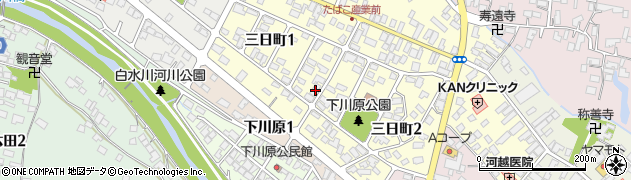 新関鋸店周辺の地図