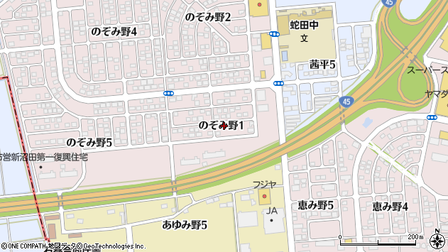 〒986-0860 宮城県石巻市のぞみ野の地図