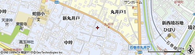 宮城県石巻市蛇田中埣61周辺の地図