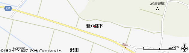 宮城県石巻市沢田（新八幡下）周辺の地図