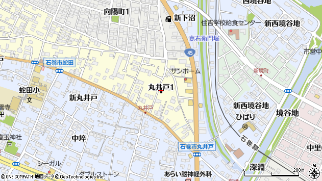 〒986-0865 宮城県石巻市丸井戸の地図