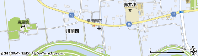 宮城県東松島市赤井（川前四）周辺の地図