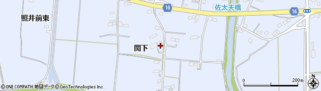 宮城県東松島市赤井（関下）周辺の地図