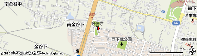 妙勝寺周辺の地図