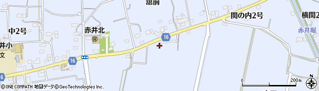 宮城県東松島市赤井川前三283周辺の地図