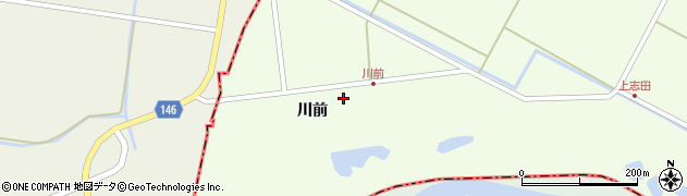 宮城県大崎市鹿島台大迫川前周辺の地図