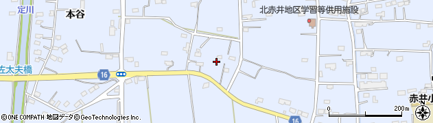 宮城県東松島市赤井寺108周辺の地図