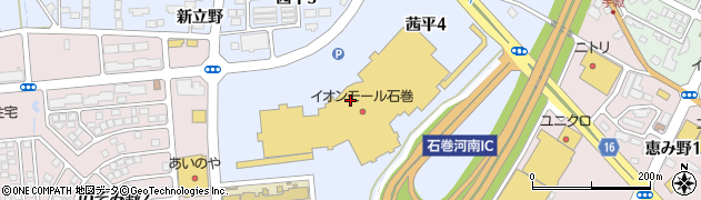 四六時中 イオン石巻店周辺の地図