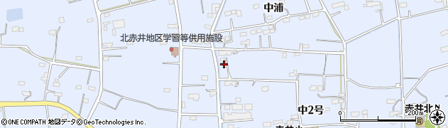 宮城県東松島市赤井中浦18周辺の地図