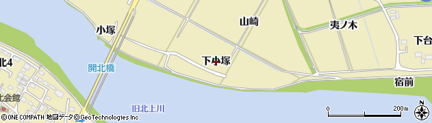 宮城県石巻市大瓜（下小塚）周辺の地図