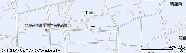 宮城県東松島市赤井中浦周辺の地図