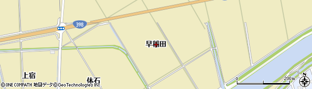 宮城県石巻市大瓜（早稲田）周辺の地図