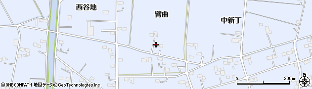 宮城県東松島市赤井（臂曲）周辺の地図