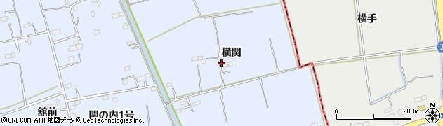 宮城県東松島市赤井（横関）周辺の地図
