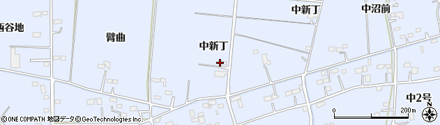 宮城県東松島市赤井中新丁周辺の地図