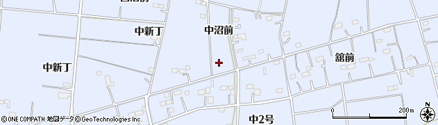 宮城県東松島市赤井中沼前周辺の地図