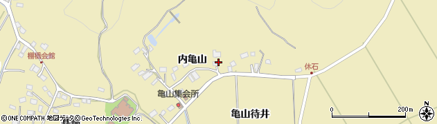 宮城県石巻市大瓜（内亀山）周辺の地図