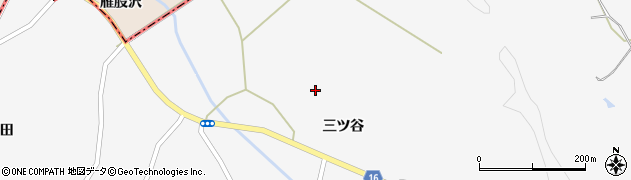 宮城県東松島市大塩（三ツ谷）周辺の地図