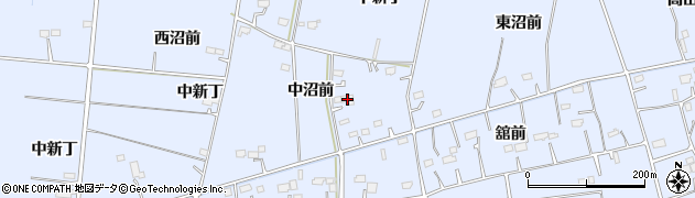 宮城県東松島市赤井中沼前96周辺の地図