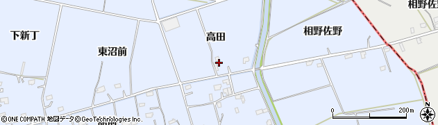 宮城県東松島市赤井（高田）周辺の地図