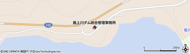 最上川ダム統合管理事務所周辺の地図