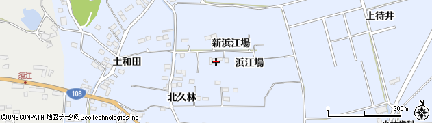 宮城県石巻市蛇田新浜江場周辺の地図