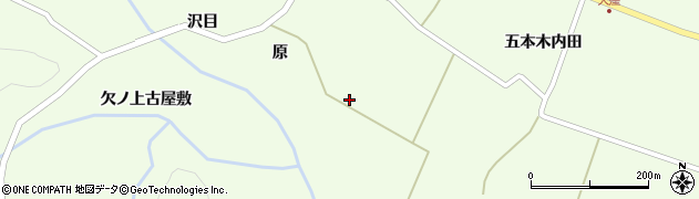 宮城県黒川郡大和町吉田五本木原周辺の地図