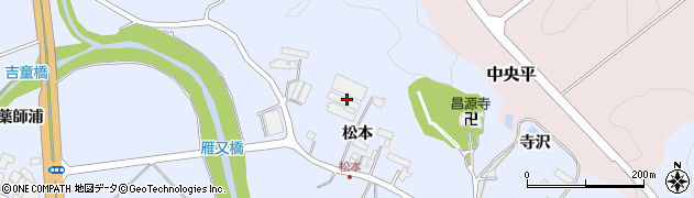 宮城県大衡村（黒川郡）大衡（松本）周辺の地図