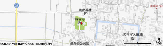 禅会寺周辺の地図