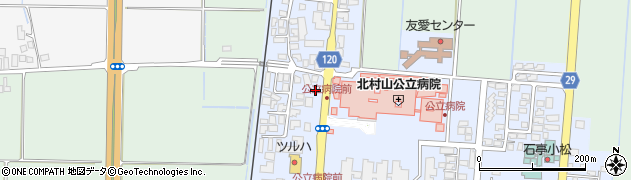 快筋堂　東根店周辺の地図