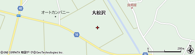 宮城県大郷町（黒川郡）大松沢（松島田）周辺の地図