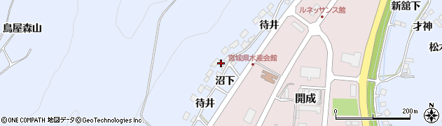 宮城県石巻市南境（中斉）周辺の地図