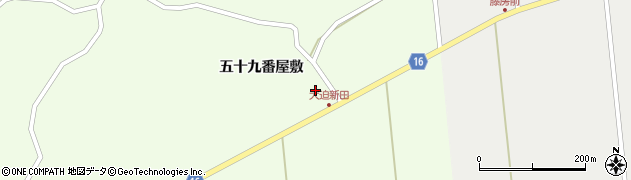 宮城県大崎市鹿島台大迫（東高岩）周辺の地図