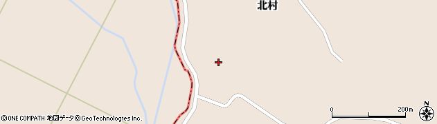 宮城県石巻市北村（矢返）周辺の地図