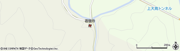 香積寺周辺の地図