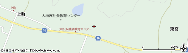 宮城県大郷町（黒川郡）大松沢（堤下）周辺の地図